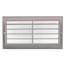 12" x 6" (Wall Opening Size) White Sidewall/Ceiling Register (661 Series)