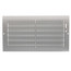 12" x 6" (Wall Opening Size) White Sidewall/Ceiling Register (661 Series)