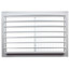 12" x 8" (Wall Opening Size) White Sidewall/Ceiling Register (661 Series)