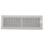 14" x 4" (Wall Opening Size) White Sidewall/Ceiling Register (661 Series)