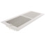 14" x 5" (Wall Opening Size) White Sidewall/Ceiling Register (661 Series)