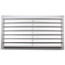 16" x 8" (Wall Opening Size) White Sidewall/Ceiling Register (661 Series)