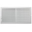 16" x 8" (Wall Opening Size) White Sidewall/Ceiling Register (661 Series)