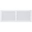 24" x 8" (Wall Opening Size) White Sidewall/Ceiling Register (661 Series)