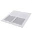 12" x 12" (Wall Opening Size) White Sidewall/Ceiling Register (661 Series)
