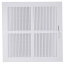 12" x 12" (Wall Opening Size) White Sidewall/Ceiling Register (661 Series)