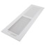 16" x 4" (Wall Opening Size) White Sidewall/Ceiling Register (661 Series)