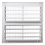 10" x 10" (Wall Opening Size) White Sidewall/Ceiling Register (661 Series)