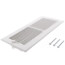 10" x 4" (Wall Opening Size) White Sidewall/Ceiling Register w/ Fusible Link (661MFL Series)