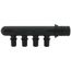 EVERLOC+ Poly Closed-end Multi-Port Tee, 4 Outlets, 1" x 1/2"