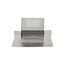 4" Aluminum Roof Exhaust Vent w/ Damper & Screen (22 Gauge)