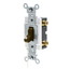 15A, 120/277V Toggle Hospital Call Switch Single-pole AC Quiet Switch, Commercial Spec Grade, Grounding, Side Wired(Brown)