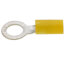 Vinyl Insulated Closed Ring Terminal, 12-10 AWG, Bolt 5/16" (Copper)