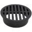 4" Round Grate (Black)