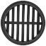 4" Round Grate (Black)