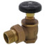 1" T-431 (FNPT X MNPT) Bronze Steam Angle Radiator Valve