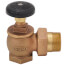 1-1/4" T-431 (FNPT X MNPT) Bronze Steam Angle Radiator Valve