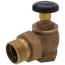 1-1/2" T-431 (FNPT X MNPT) Bronze Steam Angle Radiator Valve
