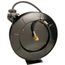 Hose Reel, Open, Powder Coated Steel, 50' x 3/8" Id Hose With Spray Valve Equip, 5HR-242-01