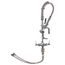 Mini-pru: B-0113 Style w/ B-0107, 8" Swing Nozzle, Cerama Cartridges, Lever Handles, MPZ-2DLN-08-CR
