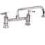 8" Deck Mount Mixing Faucet, Eternas, 10" Swing Nozzle (061x), Lever Handles, B-0220-061X