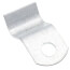 1/4" Mini One Hole BX Strap, Box of 100 (Zinc Plated)