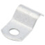 1/4" Mini One Hole BX Strap, Box of 100 (Zinc Plated)