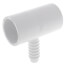 1" x 1" x 1/2" PVC Sch. 40 Transition Tee for PE Hose