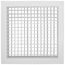 12" x 12" 92VHO Steel Double Deflection Register, No Damper