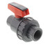 3/4" Gray PVC Single Union Ball Valve (Threaded)
