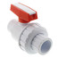 3/4" White PVC Single Union Ball Valve (Solvent Ends)