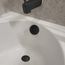 Touch-Toe Tub Drain Trim Kit with Overflow (Matte Black)