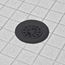 Hair Catcher Shower Drain Cover (Matte Black)