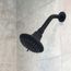 8" Shower Arm w/ Flange ( Matte Black)