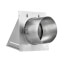 4" Aluminum Hood Vent w/ 3" Tail Pipe