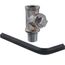 Rigid Tee Assembly, Chrome Plated, B-TEE-RGD