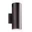 Cylinder 3000K LED 12" Wall Light Textured (Architectural Bronze)