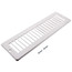 10" x 2" (Wall Opening Size) White Toe-Space Grille (420 Series)