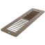 10" x 2" (Wall Opening Size) Golden Sand Toe-Space Grille (420 Series)
