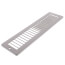 12" x 2" (Wall Opening Size) White Toe-Space Grille (420 Series)