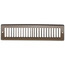 12" x 2" (Wall Opening Size) Golden Sand Toe-Space Grille (420 Series)