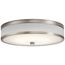 Pira 15" LED Flush Mount (Brushed Nickel)