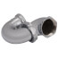 1-1/2" IPS x 1-1/4" SJ Nut without Cleanout LA Pattern Trap (Chrome Plated)