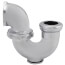 1-1/2" IPS x 1-1/4" SJ Nut with Cleanout LA Pattern Trap (Chrome Plated)