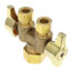 1/2" Nom Compression (5/8" OD) x 3/8" OD Compression x 3/8" OD Compression 1/4 Turn Straight Supply Stop (Lead Free)
