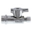 1/2" Press x 1/4" OD Straight Stop Valve