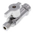 1/2" Press x 1/4" OD Straight Stop Valve