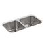 McAllister 32" x 18" x 8.5" Undermount Double Bowl Kitchen Sink