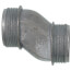 1-1/2" Zinc Rigid Offset Nipple