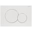 Sigma 01 Dual Flush 1.6 / .8 GPF Actuator Plate (Alpine White)